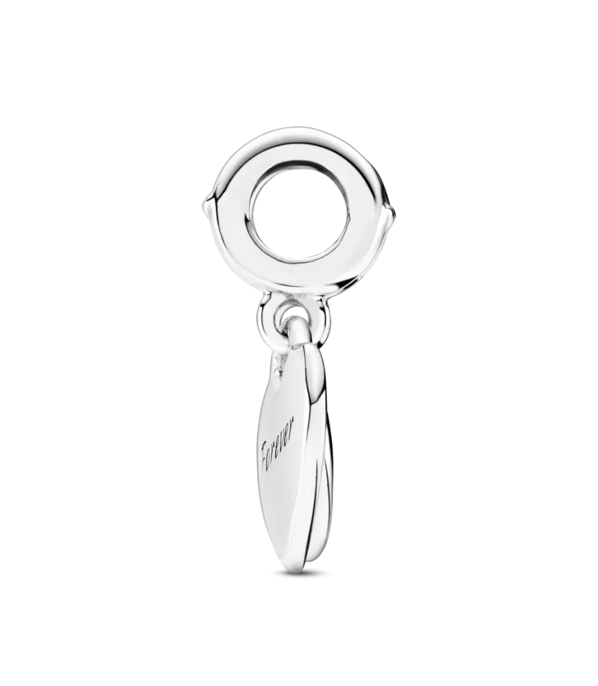 Charm colgante en plata de ley Corazón Doble  Ref: 799187C01