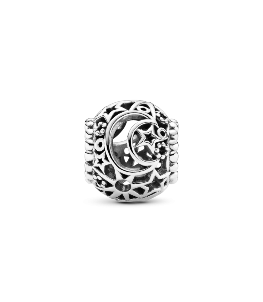 Charm en plata de ley en filigrana Sol,Estrellas y Luna Ref: 799183C00