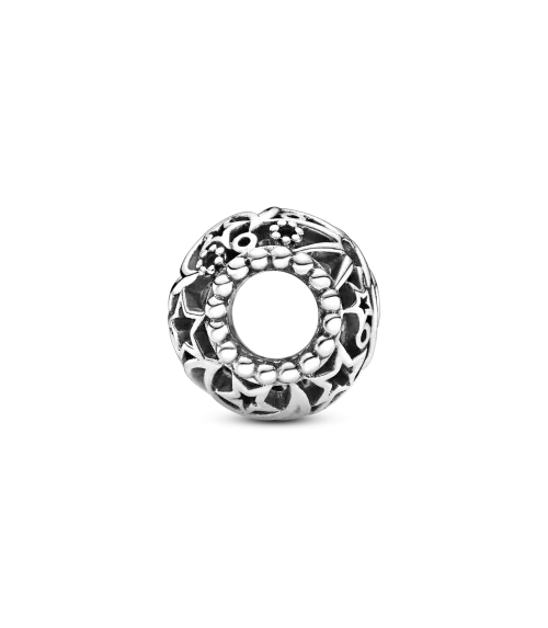 Charm en plata de ley en filigrana Sol,Estrellas y Luna Ref: 799183C00