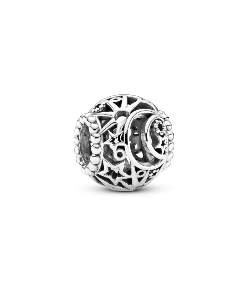 Charm en plata de ley en filigrana Sol,Estrellas y Luna Ref: 799183C00