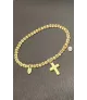 PULSERA LOTUS STYLE MILLENNIAL LS2172-2/1 CRUZ, ACERO, MUJER