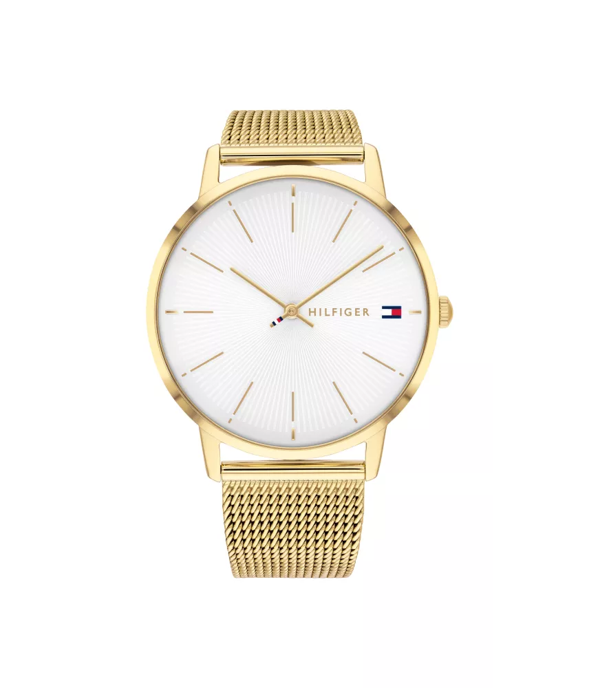 Reloj Tommy Hilfiger, maquinaria de cuarzo y 2 agujas.