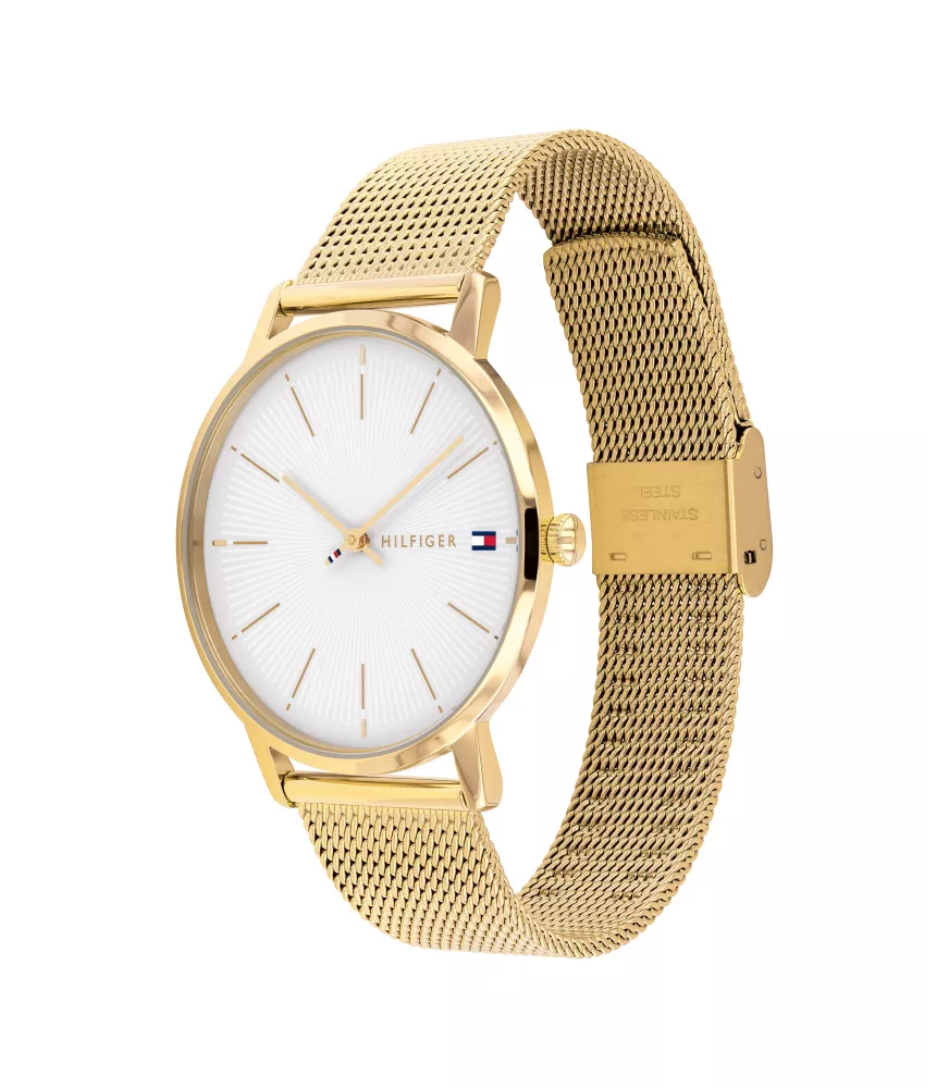 Reloj Tommy Hilfiger, maquinaria de cuarzo y 2 agujas.