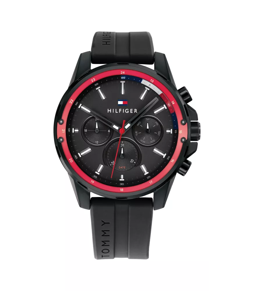 Reloj Tommy Hilfiger cuarzo ,analógico , 3 agujas y multifunción.