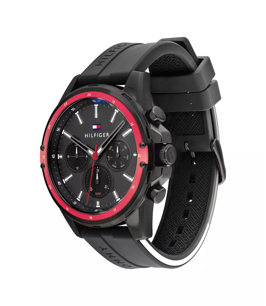 Reloj Tommy Hilfiger cuarzo ,analógico , 3 agujas y multifunción.