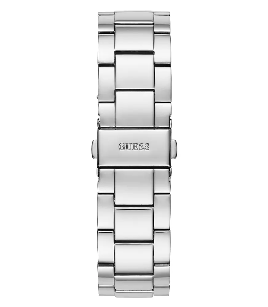 Cuarzo, analógico, 3 agujas y brazalete en acero.