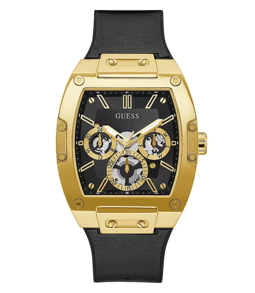 Cuarzo ,analógico, 3 agujas y multifunción . Con correa caucho y piel