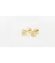 PENDIENTE DE BEBE CUADRADO ORO 18 KTS CON 4 CIRCONITAS