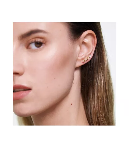 Pendientes Euphoria, P D Paola, en plata de ley con baño de oro de 18K.