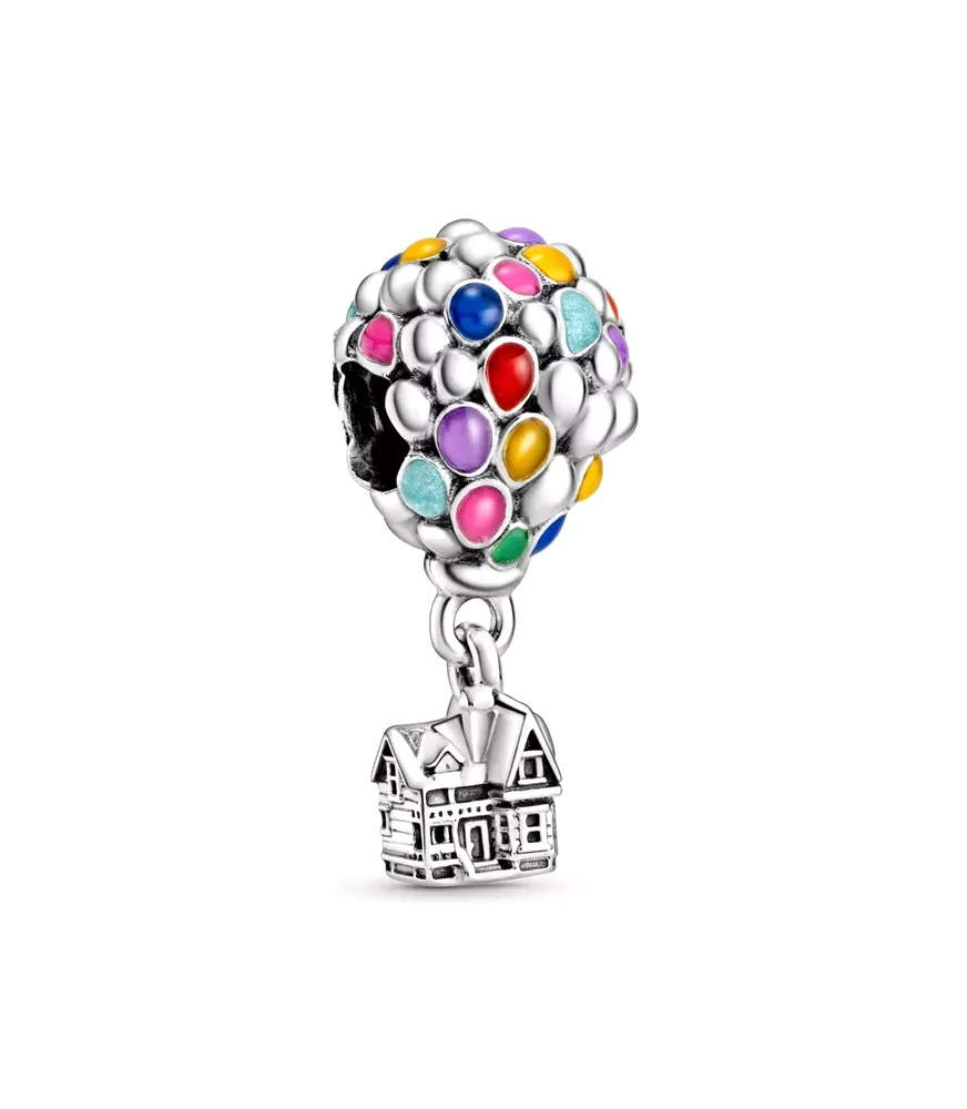 Charm en plata de ley Casa y Globos de Up de Disney Pixar