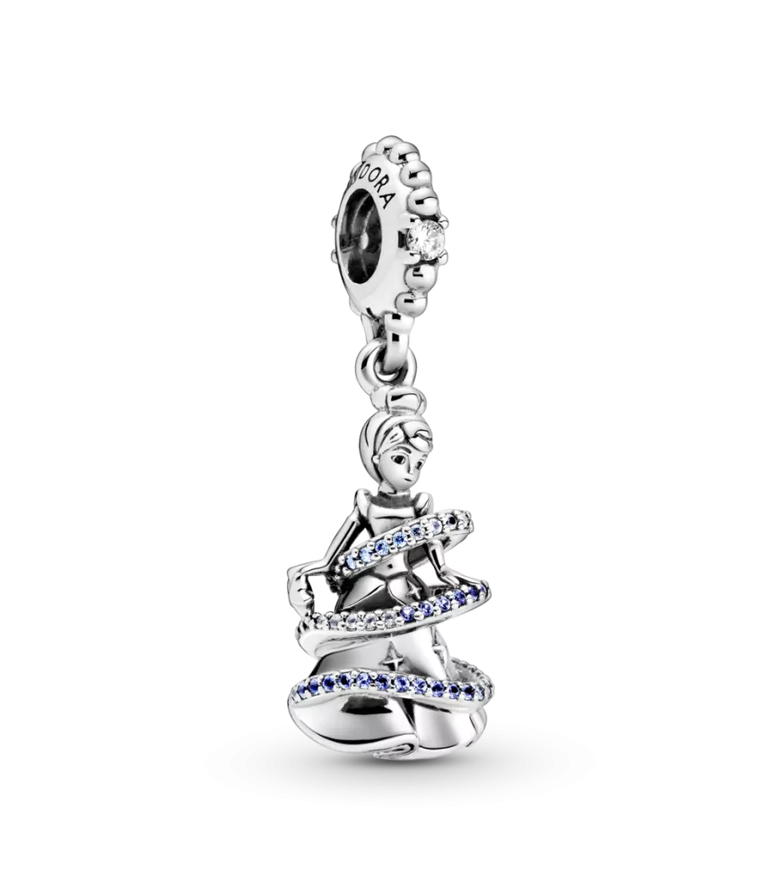 Charm Colgante en plata de ley Ratón Gus Cenicienta de Disney