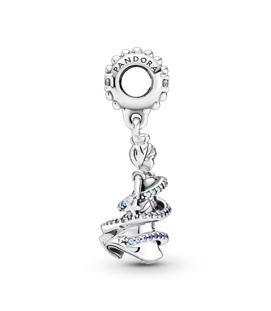 Charm Colgante en plata de ley Ratón Gus Cenicienta de Disney