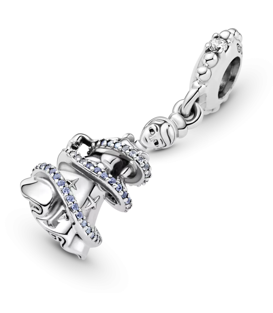 Charm Colgante en plata de ley Ratón Gus Cenicienta de Disney