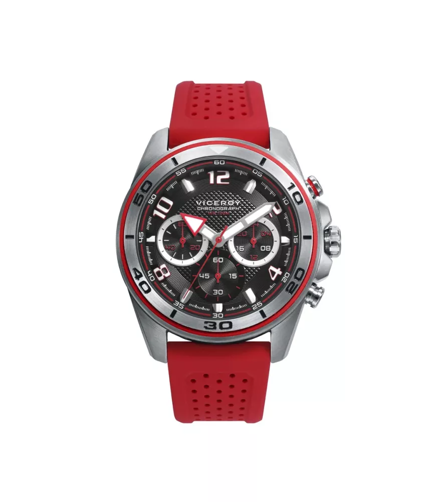 Reloj Viceroy hombre, cuarzo, analógico ,3 agujas y cronógrafo . 