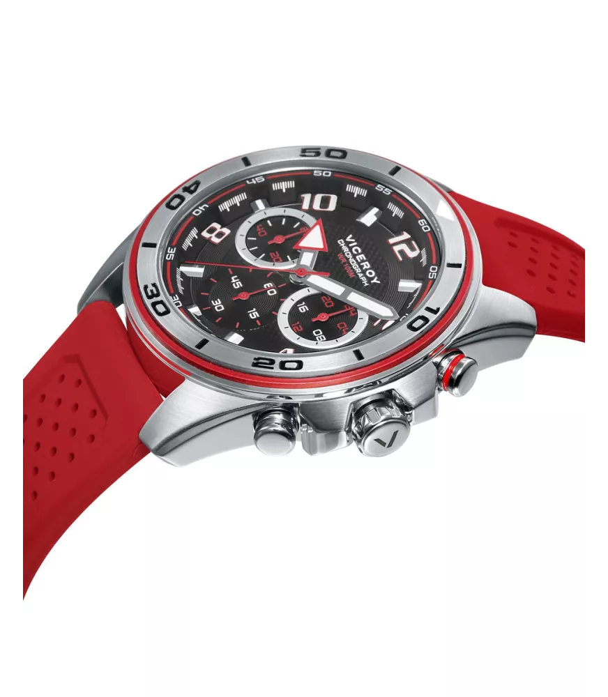 Reloj Viceroy hombre, cuarzo, analógico ,3 agujas y cronógrafo . 