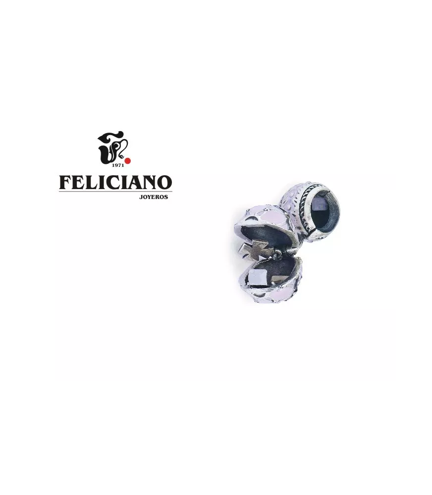 ABALORIO ZARES HUEVO PEQUEÑO  ABIERTO