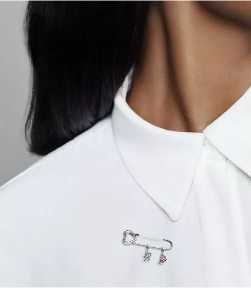 Broche en plata de ley Mi Pin de Seguridad