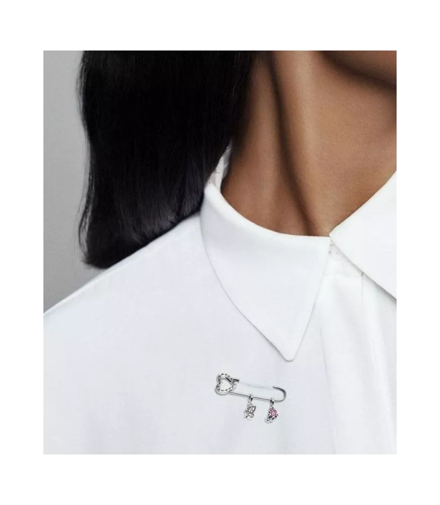 Broche en plata de ley Mi Pin de Seguridad