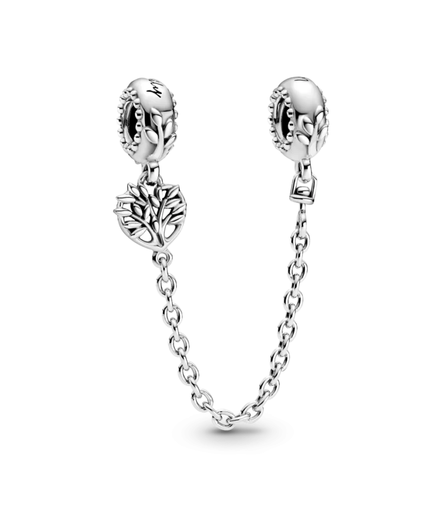 Cadena de Seguridad en plata de ley  Árbol Genealógico
REF. 799293C00-05