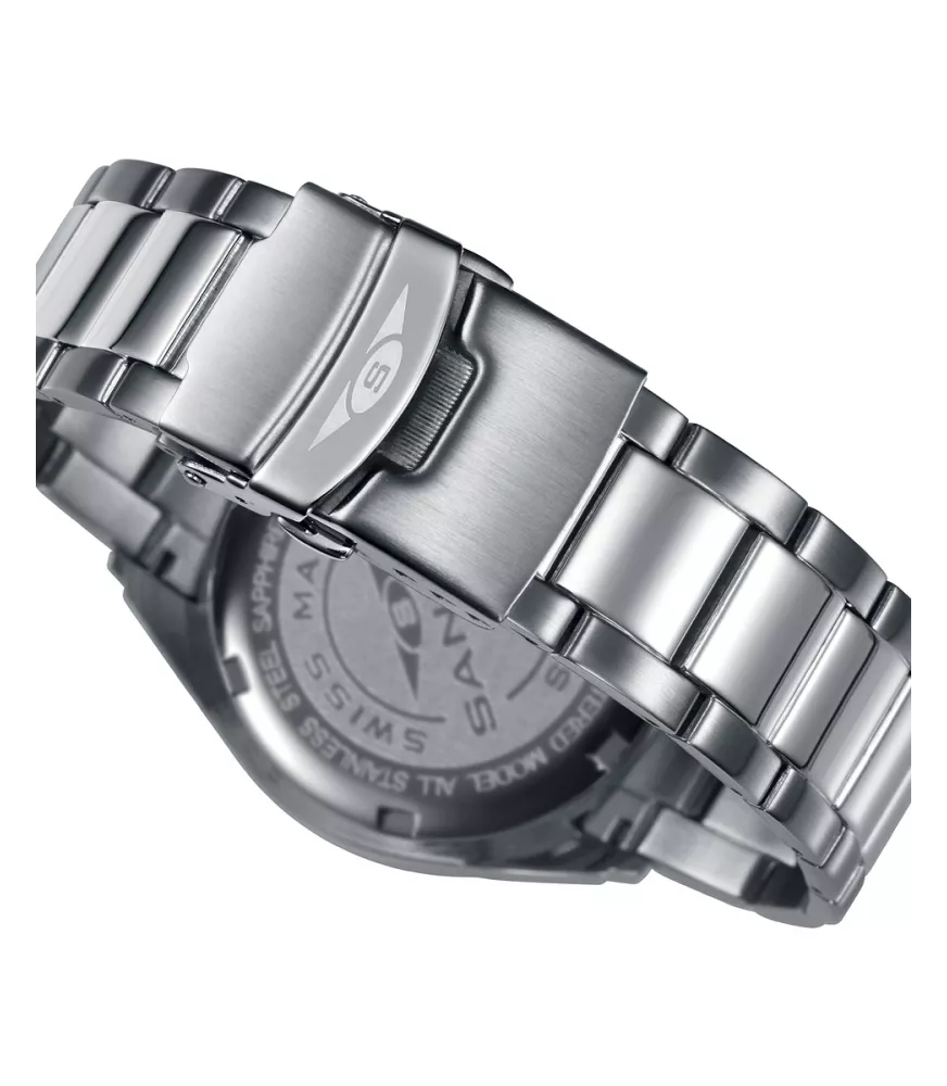 Cuarzo Suizo hombre, 3 agujas ,calendario y cronógrafo.