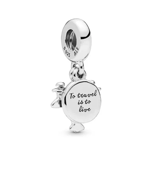 Charm colgante en plata de ley Avioneta