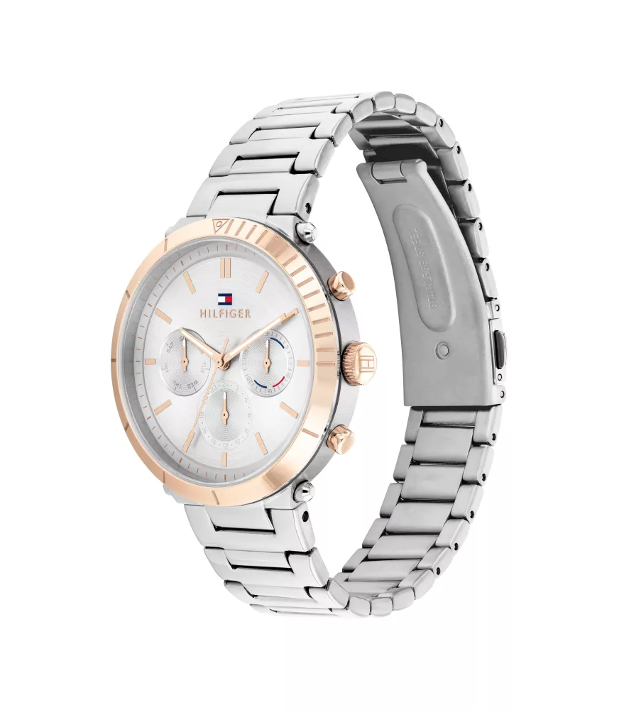 Reloj Tommy Hilfiger cuarzo ,analógico, 3 agujas y multifunción.