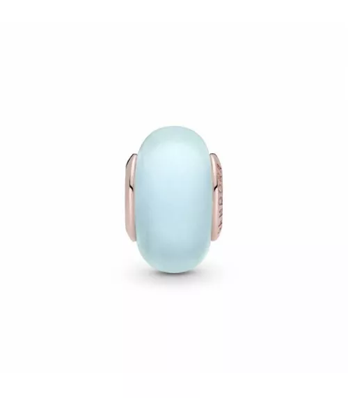 Charm en Pandora Rose Cristal de Murano Azul Mate